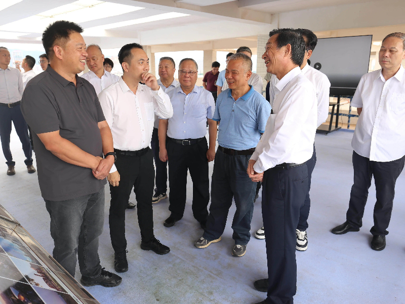 省政协副主席张少康率队到我市开展考察活动